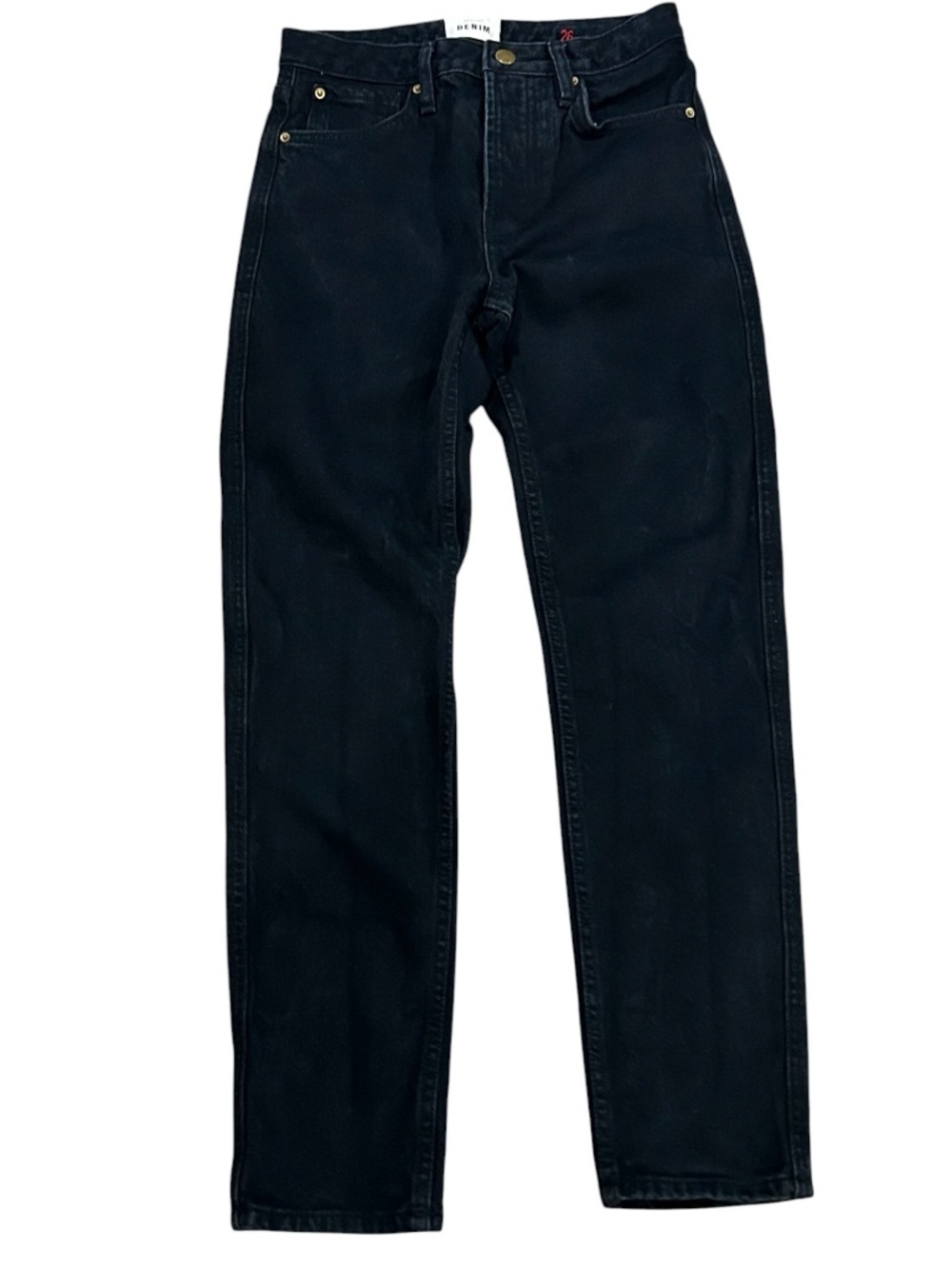 Sézane Denim Le Brut Sexy Jeans Black Size 26 Style S22IPAN004N Organic Cotton - Picture 6 of 16